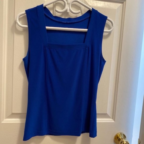 Tops - Sleeveless Blue Top